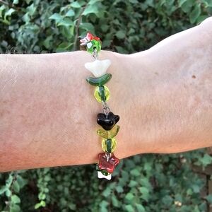 Colorful Heart Charm Bracelet